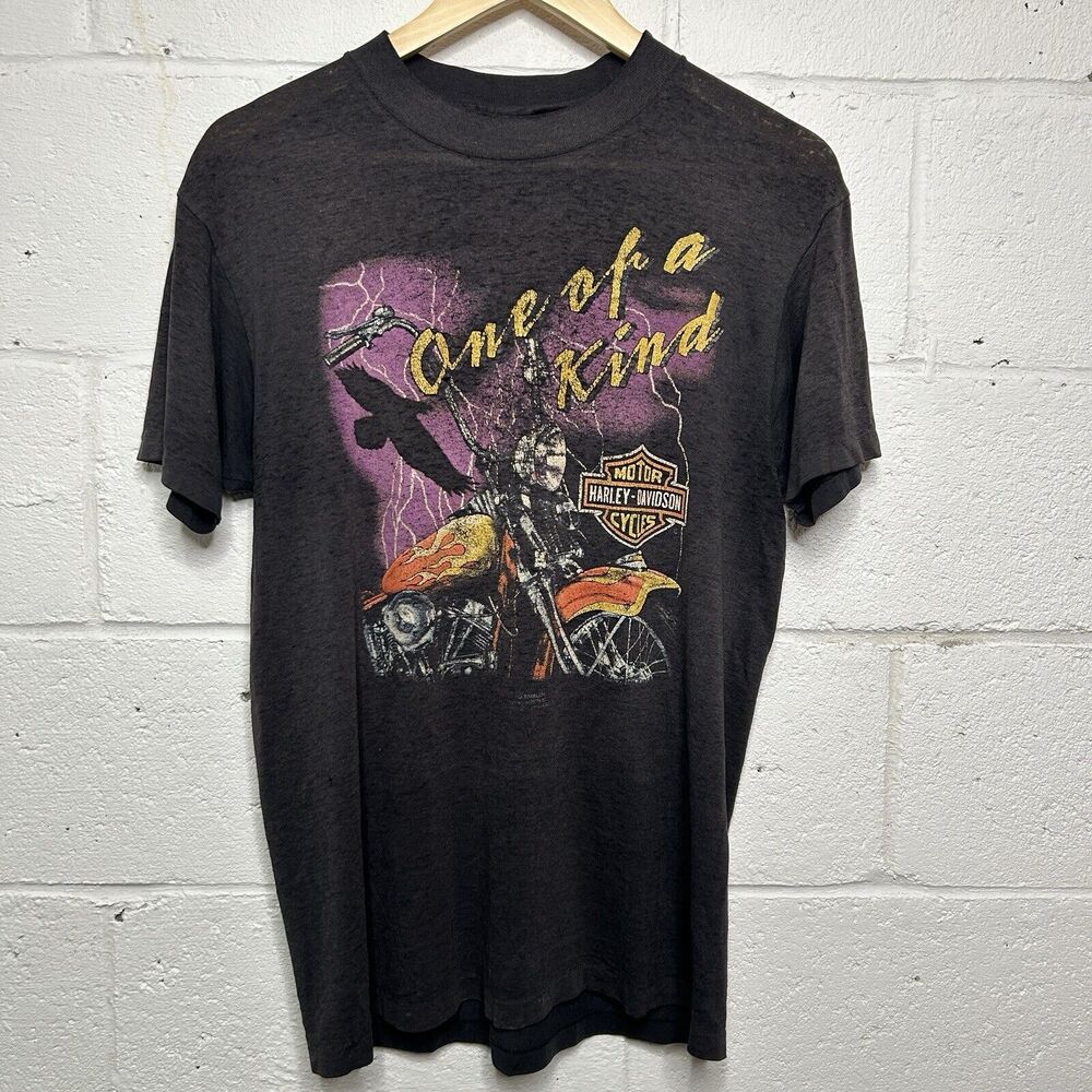 Vintage Harley Davidson 1991 3D Emblem T-Shirt “One Of A Kind” 2024